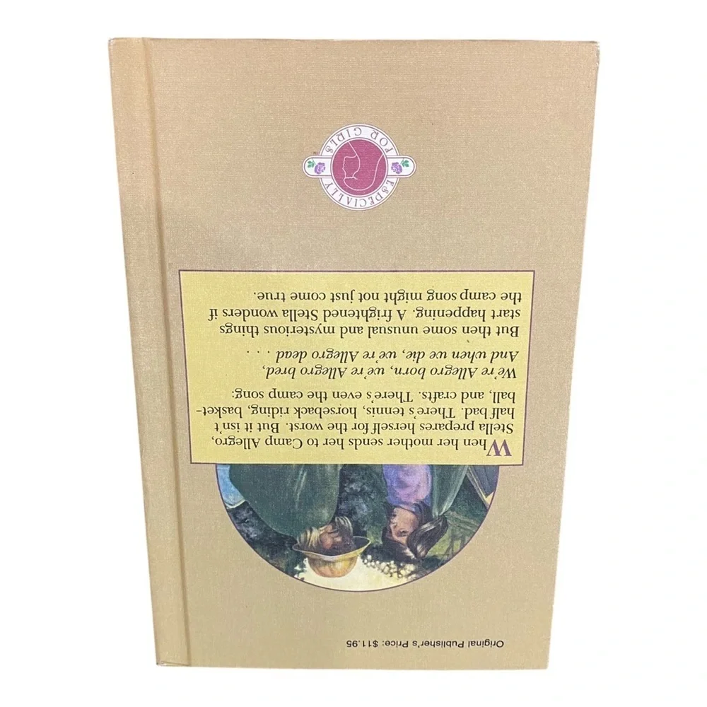 EARLY READER VTG BOOK Allegro Born... Allegro Dead Book Barbara Corcoran novel